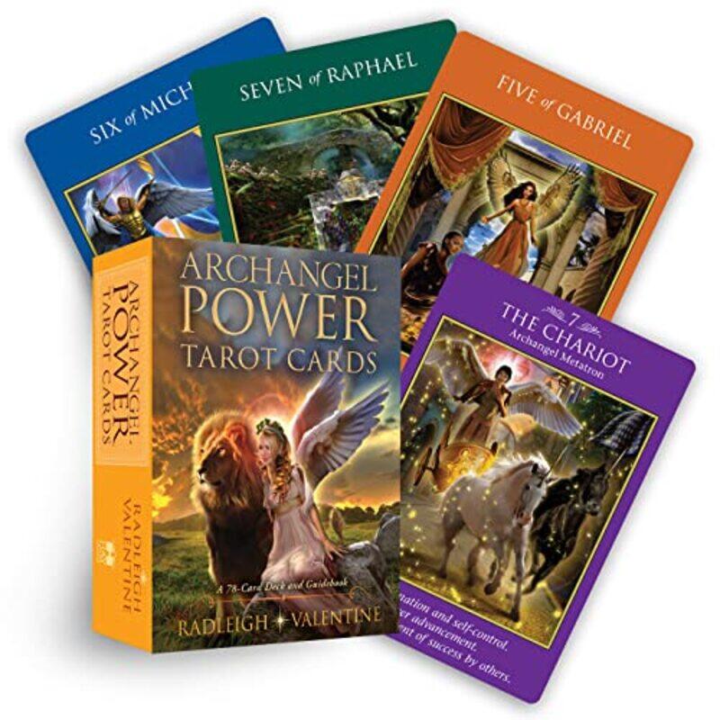 

Archangel Power Tarot Cards by Valentine, Radleigh Paperback