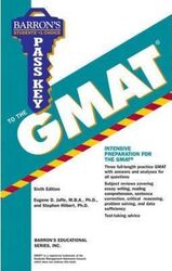 Pass Key to the GMAT (Barron's Pass Key to the Gmat).paperback,By :Eugene D. Jaffe M.B.A. Ph.D.