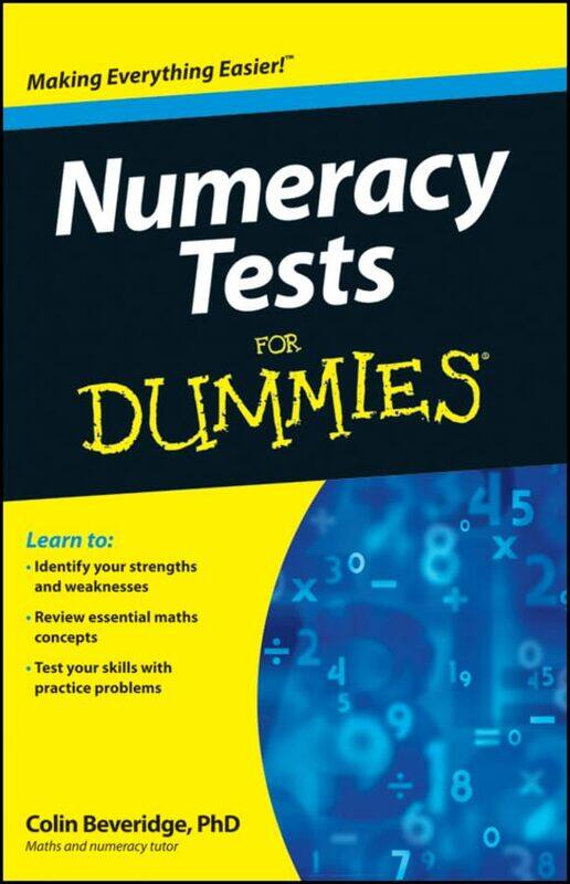 

Numeracy Tests For Dummies by Colin Beveridge-Paperback