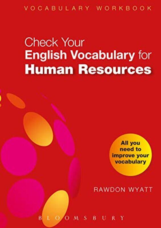 

Check Your English Vocabulary For Human Resources by Rawdon Wyatt-Paperback