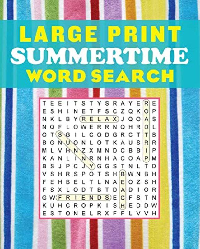 

Large Print Summertime Word Search by Sinead Huggins-Young-Paperback