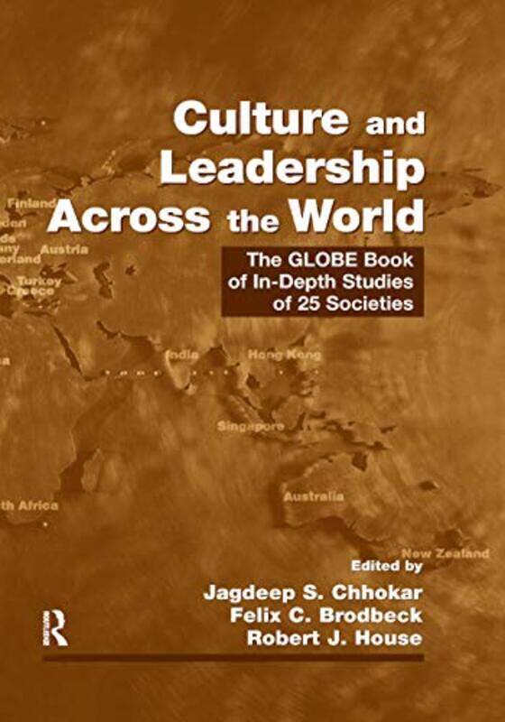 

Culture and Leadership Across the World by Jagdeep S ChhokarFelix C BrodbeckRobert J House-Paperback