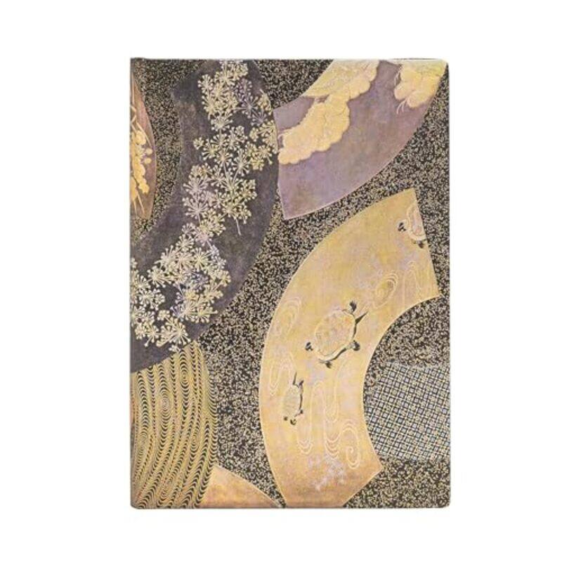 

Paperblanks Ougi Japanese Lacquer Boxes Hardcover Midi Lined Elastic Band Closure 144 -Paperback