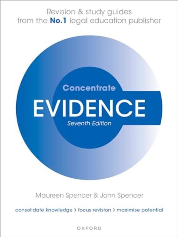 

Evidence Concentrate by Claudia MartinFiona Osbaldstone-Paperback