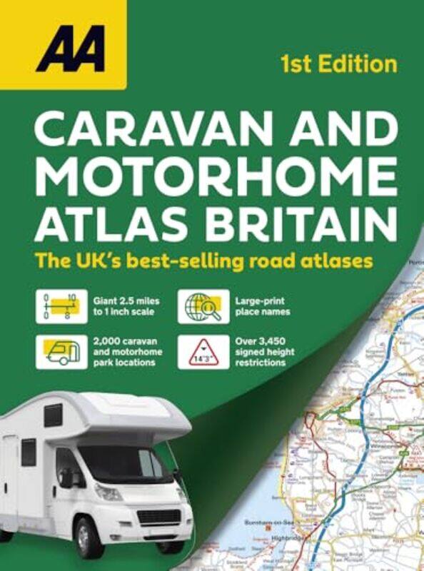 

AA Caravan & Motorhome Atlas by -Paperback