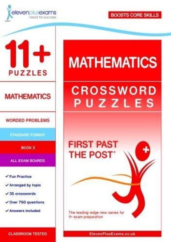 

11 Puzzles Mathematics Crossword Puzzles Book 2 -Paperback