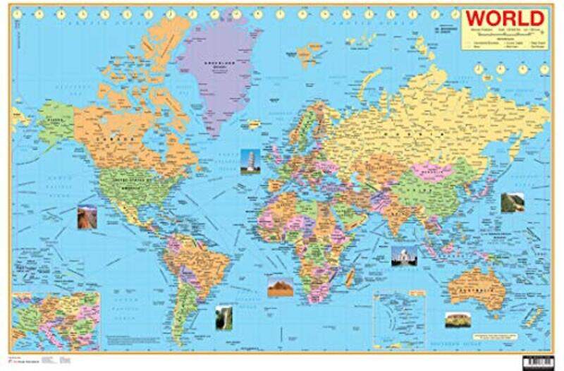 

World Map : Charts By Om Books Editorial Team Paperback
