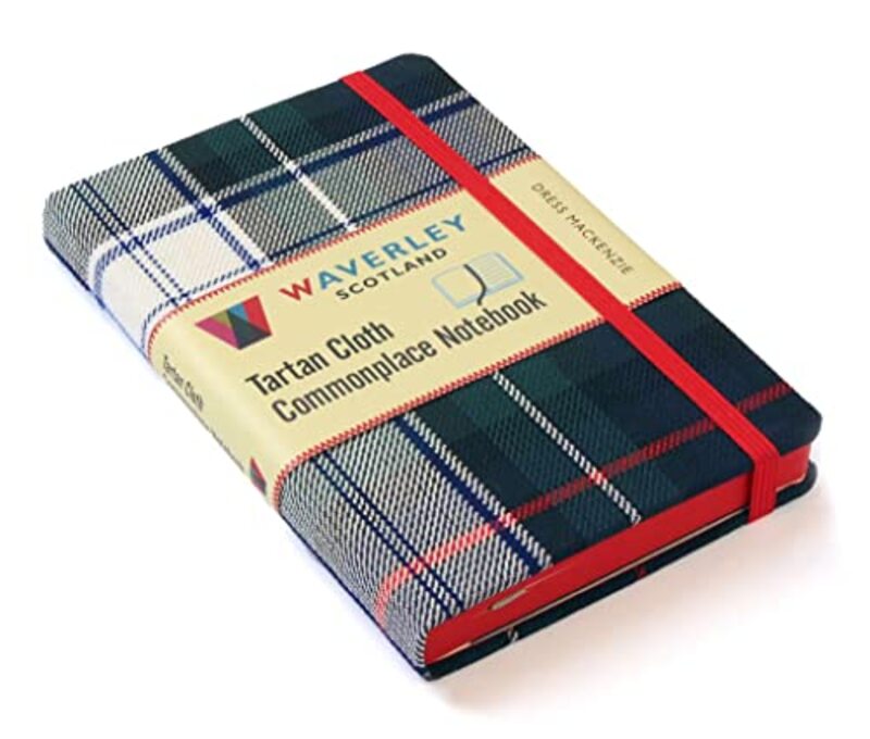 Waverley M Dress Mackenzie Tartan Cloth Commonplace Notebook by Nintendo-Hardcover