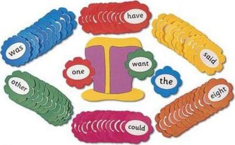 

Jolly Phonics Tricky Word Wall Flowers: in Print Letters, Hardcover Book, By: Sue Lloyd