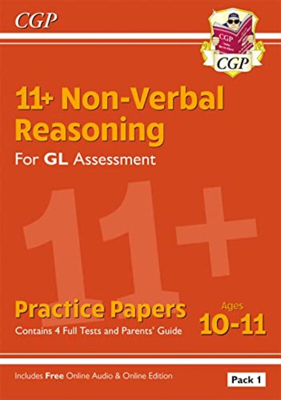 11+ GL Non-Verbal Reasoning Practice Papers: Ages 10-11 Pack 1 (inc Parents' Guide & Online Ed),Paperback,By:Books, CGP - Books, CGP