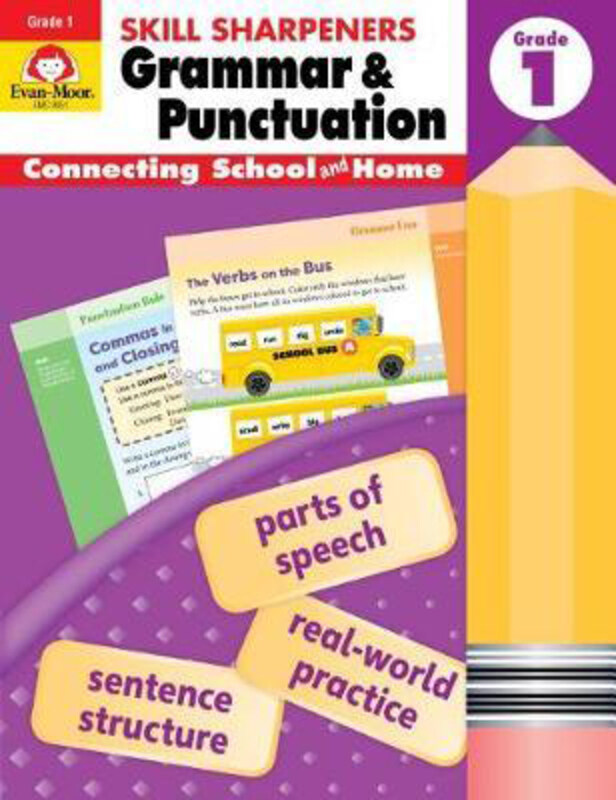 

Skill Sharpeners Grammar and Punctuation, Grade 1, Paperback Book, By: Evan-Moor