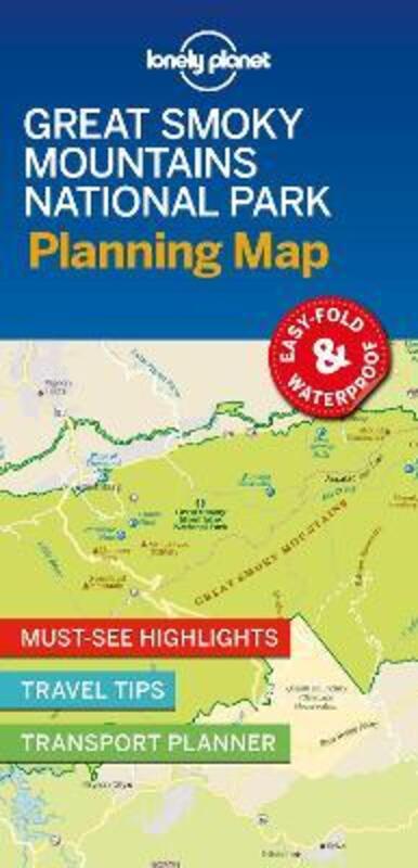 Lonely Planet Great Smoky Mountains National Park Planning Map,Paperback,ByLonely Planet