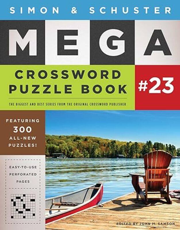 

Simon And Schuster Mega Crossword Puzzle Book 23 by John M Samson-Paperback