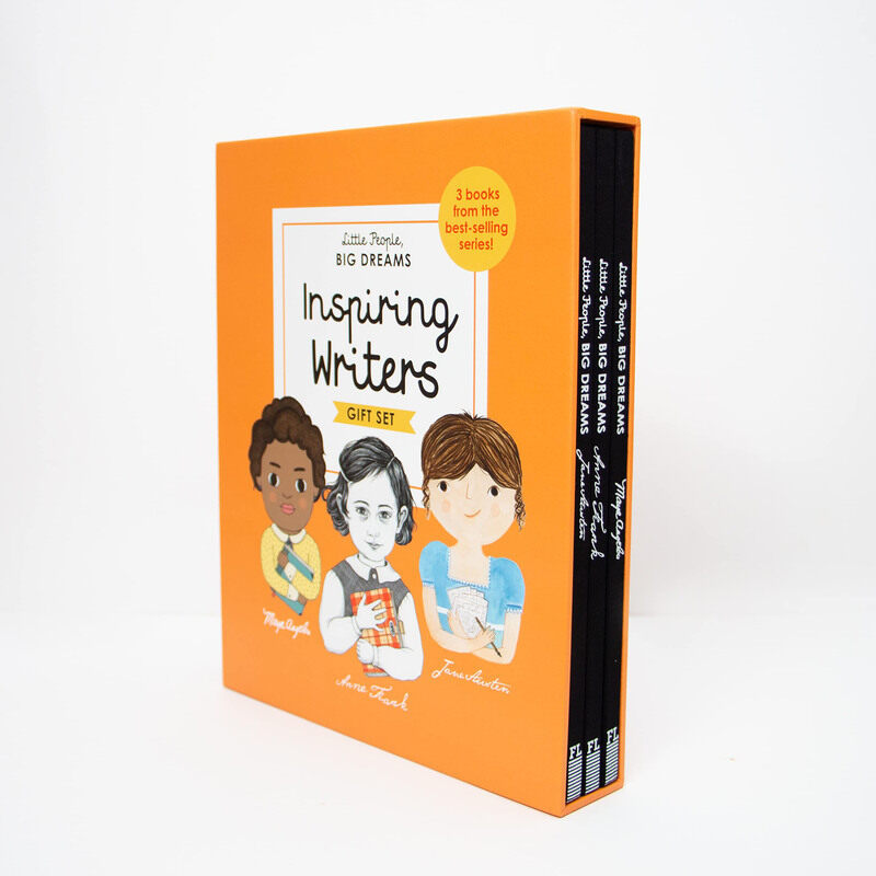 

Little People, BIG DREAMS: Inspiring Writers: 3 books from the best-selling series! Maya Angelou - Anne Frank - Jane Austen, Hardcover Book, By: Maria