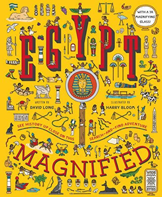 

Egypt Magnified: With a 3x Magnifying Glass,Hardcover,by:Long, David - Bloom, Harry