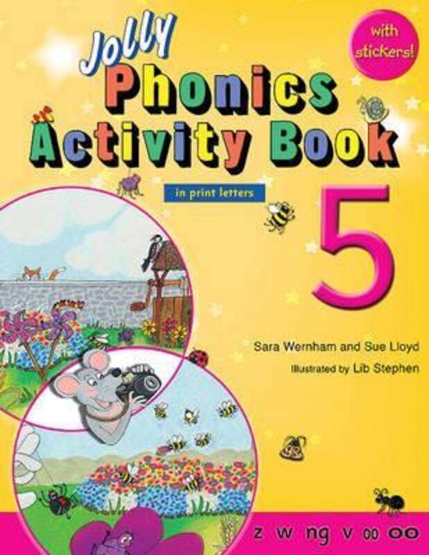 

Jolly Phonics Activity Book 5: In Print Letters (American English edition).paperback,By :Wernham, Sara - Lloyd, Sue - Stephen, Lib