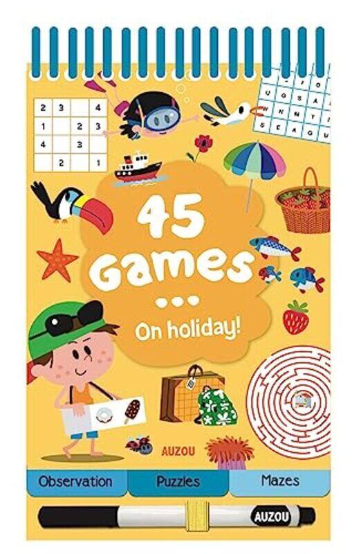 

45 Games... on Holidays!,Paperback by Auzou Publishing