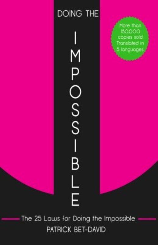 

Doing The Impossible The 25 Laws For Doing The Impossible by Bet-David, Patrick..Paperback