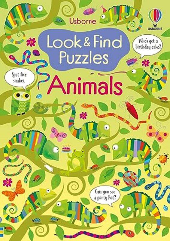 

Look and Find Puzzles Animals by Kirsteen RobsonGareth Lucas-Paperback