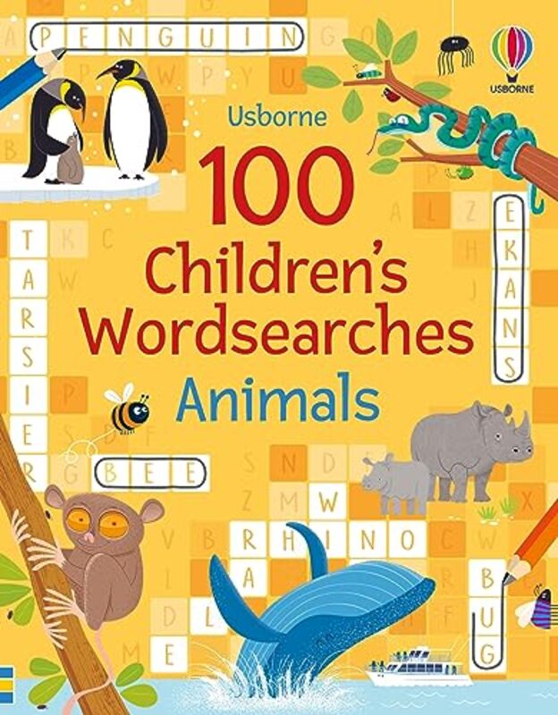 100 Childrens Wordsearches Animals By Phillip Clarke - Paperback