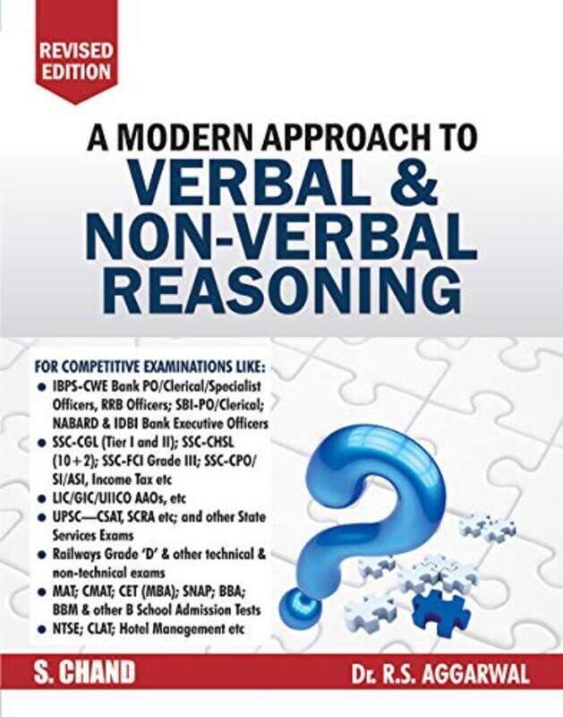 

A Modern Approach to Verbal & NonVerbal Reasoning Paperback by Aggarwal, R. S