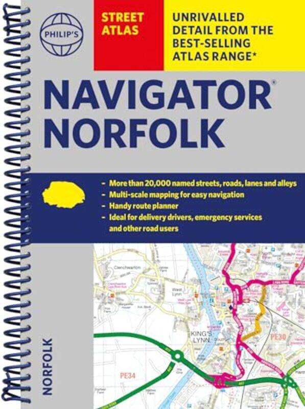 

Philip's Navigator Street Atlas Norfolk by Philip's Maps -Other Book Format