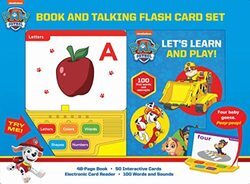 Nickelodeon Paw Patrol Lets Learn And Play! Book And Talking Flash Card Sound Book Set by Pi Kids - Facknitz, Jarod Paperback