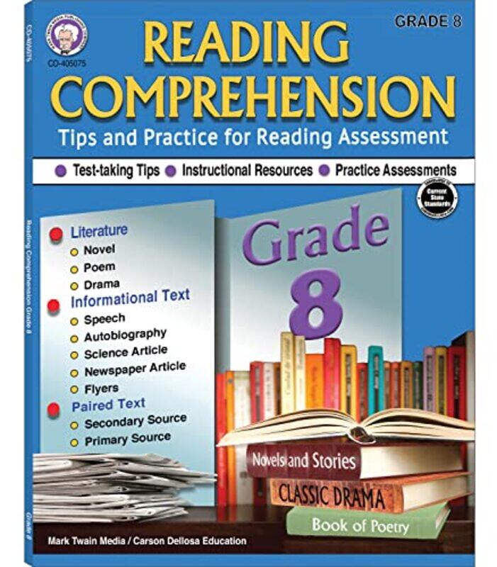 

Reading Comprehension Grade 8 By Cameron, Schyrlet - Myers, Suzanne Paperback