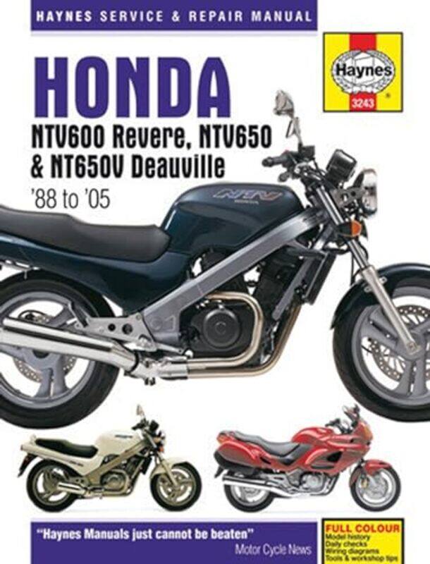 

Honda NTV600 Revere NTV650 & NTV650V Deauville 8805 by Frank ToppingMartin Smith-Paperback