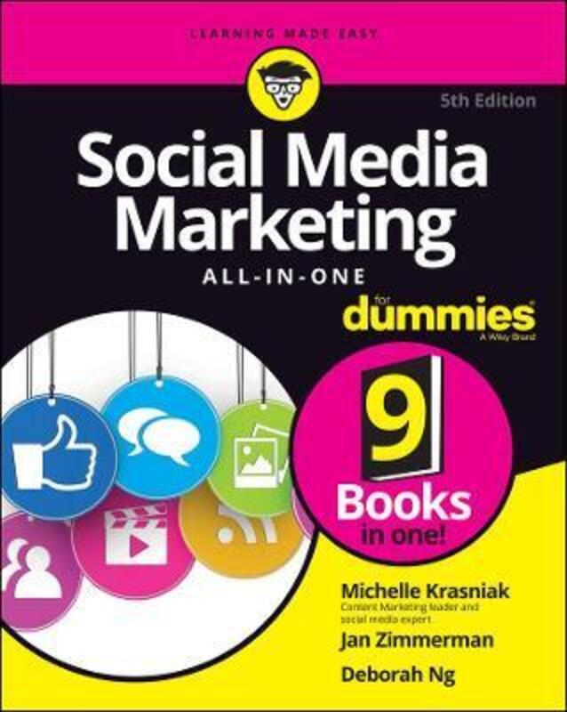 Social Media Marketing All-in-One For Dummies.paperback,By :Krasniak, Michelle