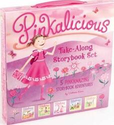 The Pinkalicious Take-Along Storybook Set: Tickled Pink, Pinkalicious and the Pink Drink, Flower Gir