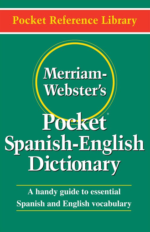 

Merriam Webster's Pocket Spanish-english Dictionary, Paperback Book, By: Merriam Webster