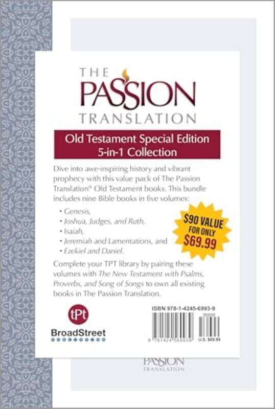 

Passion Translation Old Testament Specia By Simmons Brian - Paperback