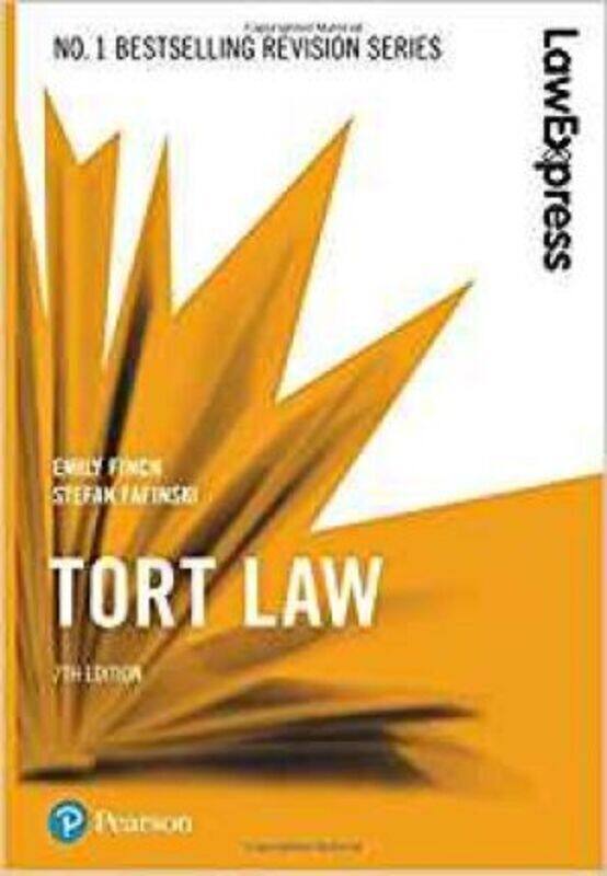 

Law Express: Tort Law, 7th edition, Paperback Book, By: Emily Finch