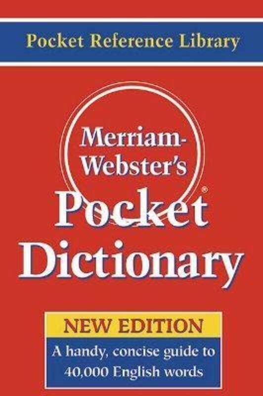 

Merriam Webster's Pocket Dictionary,Paperback,ByMerriam-Webster Inc