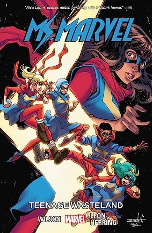 

Ms Marvel Vol 9 Teenage Wasteland by G Willow WilsonNico Leon-Paperback