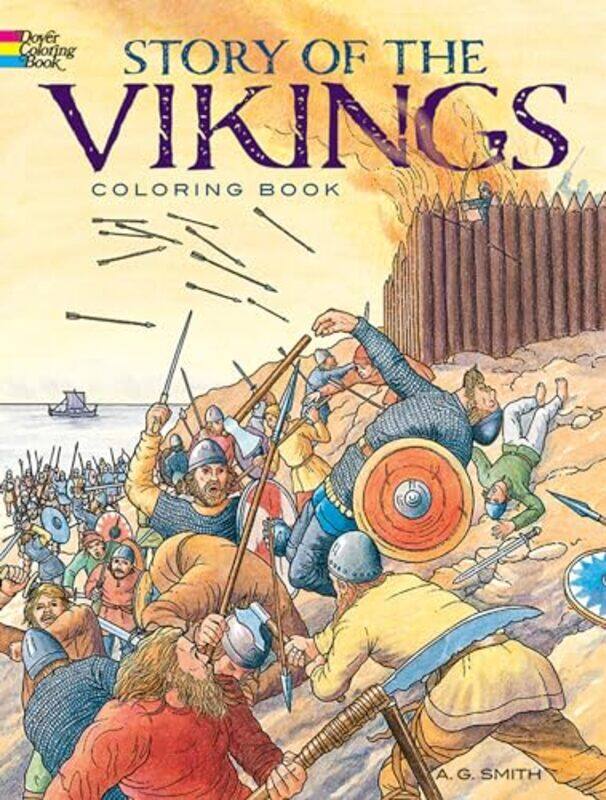 

Story of the Vikings Coloring Book by A G Smith-Paperback