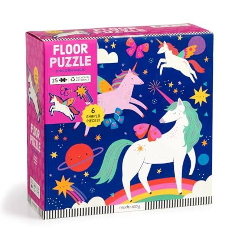 

Unicorn Magic 25Pc Floor Puzzle By Mudpuppy - Hardcover