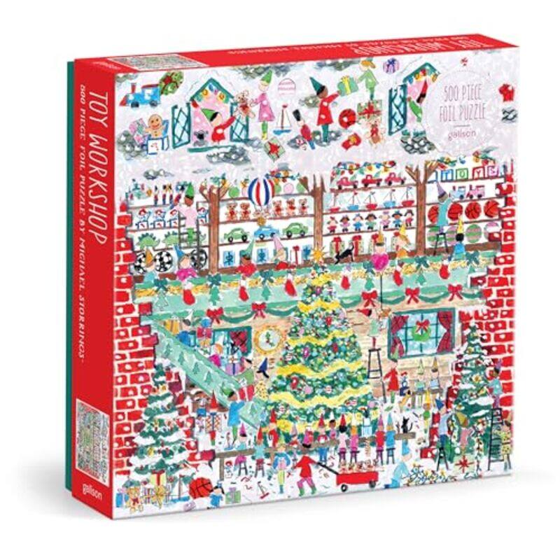 

Toy Workshop 500Pc Foil Puzzle By Storrings Michael - Hardcover