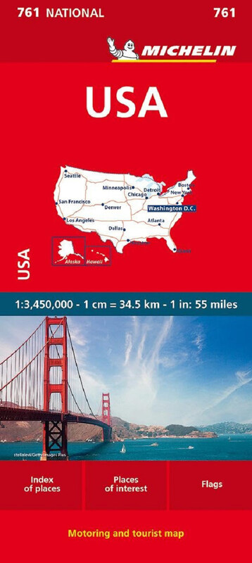 

USA Road Map 761, Map Book, By: Michelin