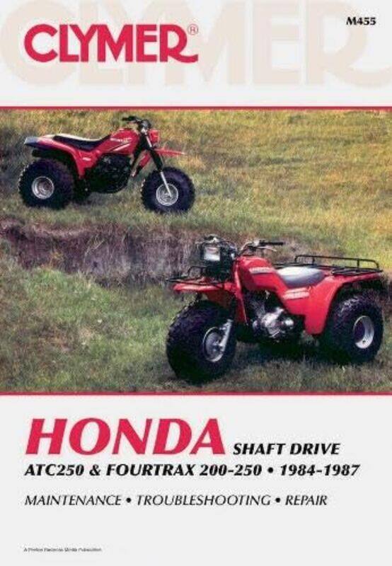 

Honda ATC250 & Fourtrax 200250 19841987 Service Repair Manual by Emma DaltonCaroline Norma-Paperback