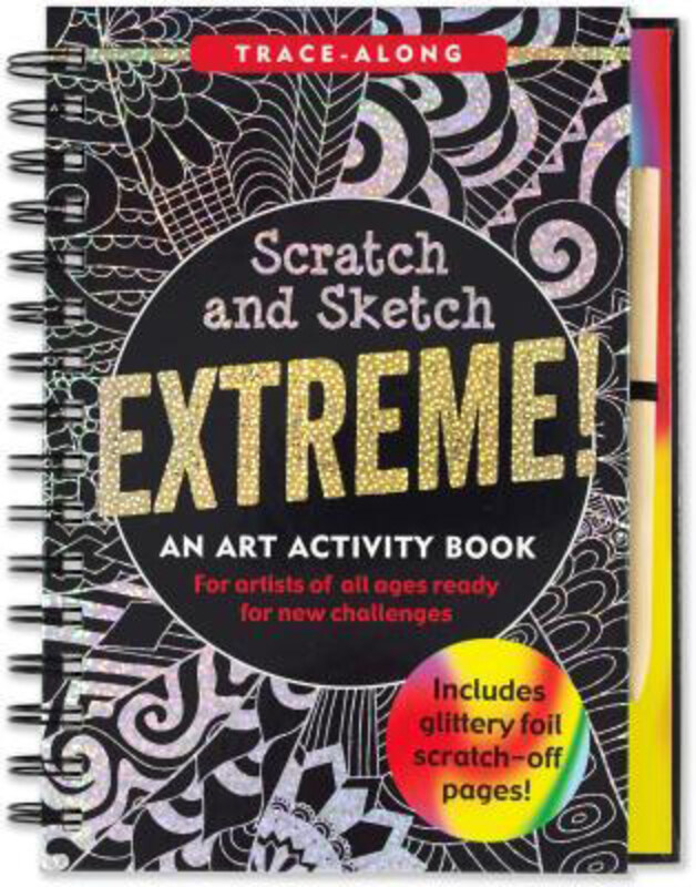 Scratch & Sketch Extreme (Trace Along), Hardcover Book, By: Inc Peter Pauper Press