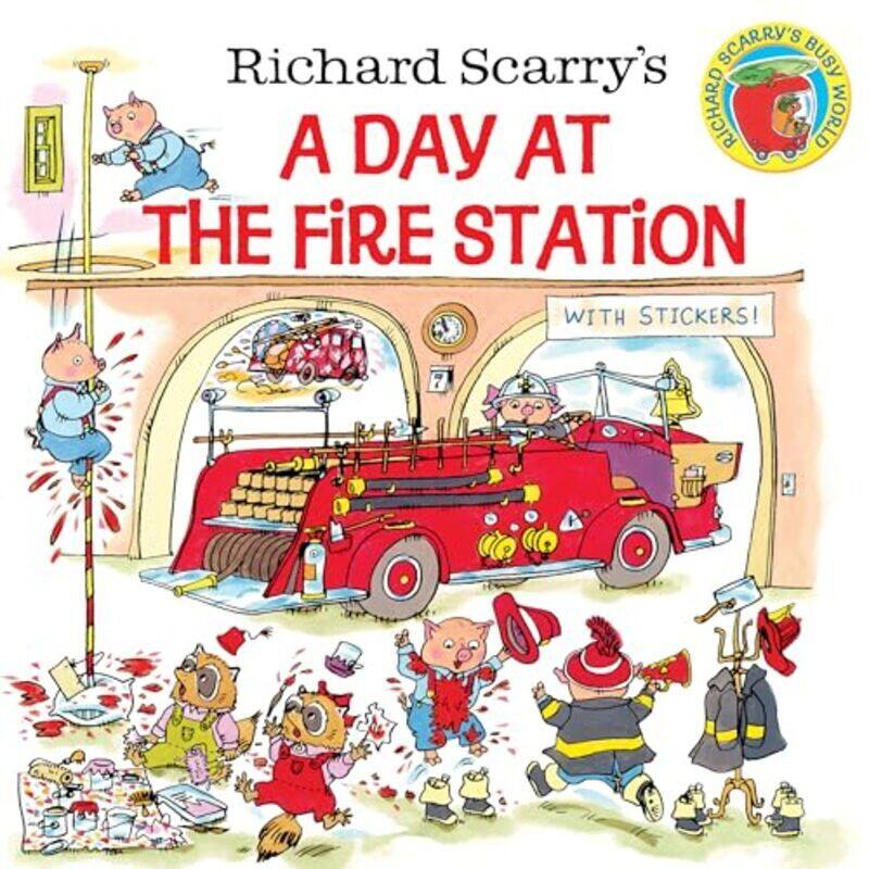 

Richard Scarrys A Day At The Fire Station by Scarry, Huck Paperback