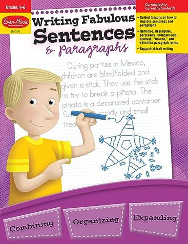 

Writing Fabulous Sentences & Paragraphs By Evan-Moor Educational Publishers Paperback