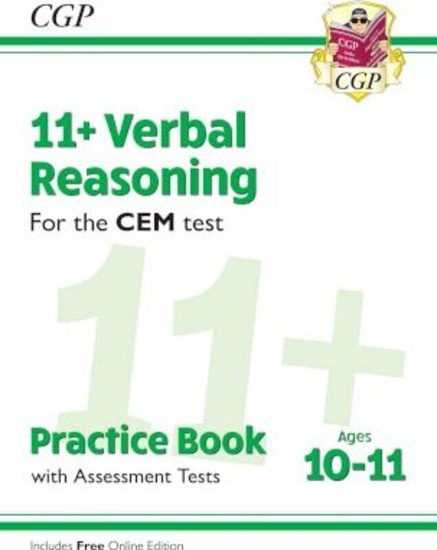 

11+ CEM Verbal Reasoning Practice Book & Assessment Tests - Ages 10-11 (with Online Edition),Paperback,ByCGP Books - CGP Books