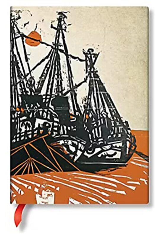 

Mooring Alistair Bell Collection Midi Lined Hardcover Journal Elastic Band Closure by William Bernstein-Hardcover