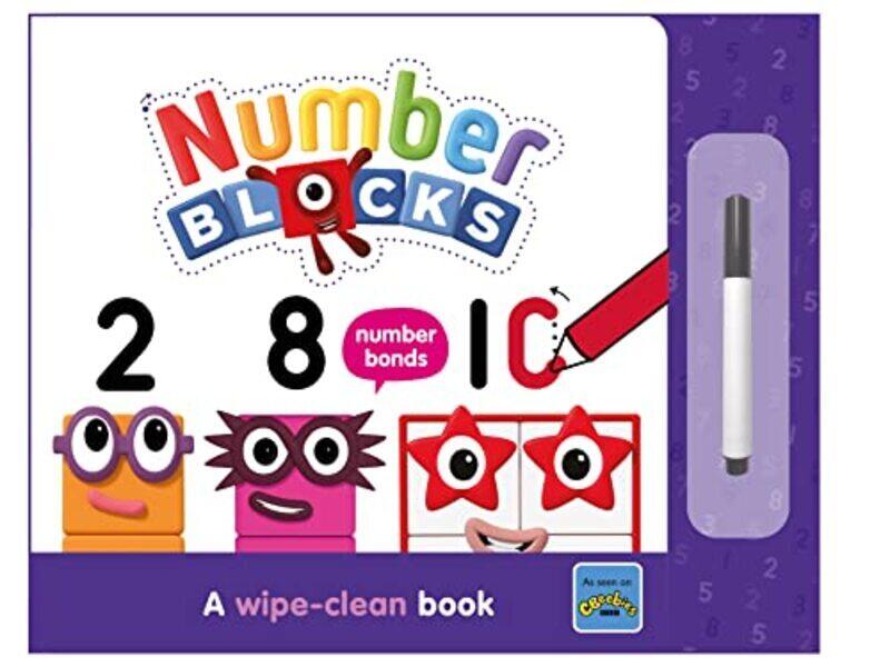 

Numberblocks Number Bonds: A WipeClean Book Paperback by Sweet Cherry Publishing