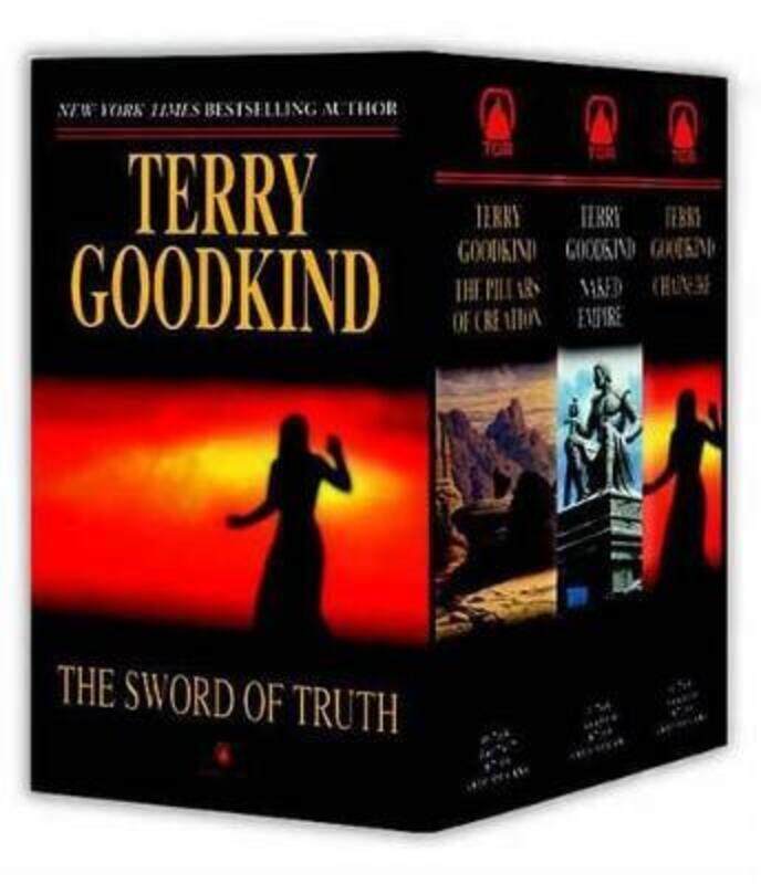 

Sword of Truth, Boxed Set III, Books 7-9: The Pillars of Creation, Naked Empire, Chainfire,Paperback,ByGoodkind, Terry