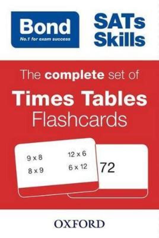 Bond SATs Skills: The complete set of Times Tables Flashcards.paperback,By :Hughes, Michellejoy - Bond SATs Skills