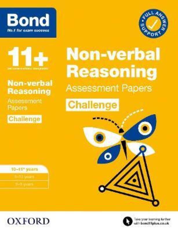 

Bond 11+: Bond 11+ Non-verbal Reasoning Challenge Assessment Papers 10-11 years, Paperback Book, By: Alison Primrose